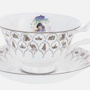Disney Princess Jasmine Tea Cup & Saucer, 100 Anniversary Edition, NWT